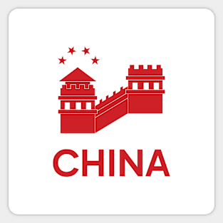 China National Symbol Sticker